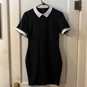 Wednesday Addams Style Little Black Dress